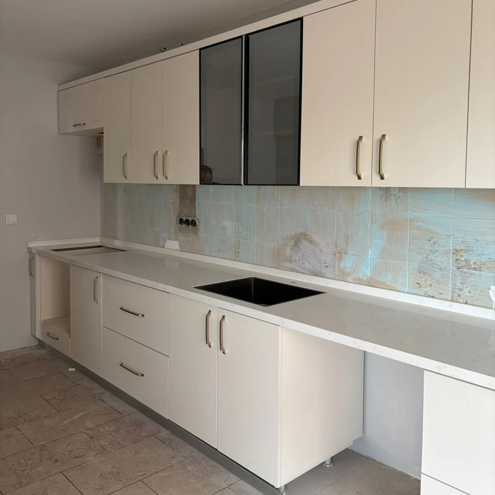 Bornova Kuvars Mutfak Tezgahı